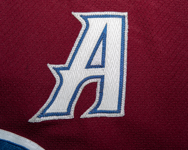 Ray Bourque Colorado Avalanche game worn jersey tagging Ray Bourque Colorado Avalanche game worn jersey tagging