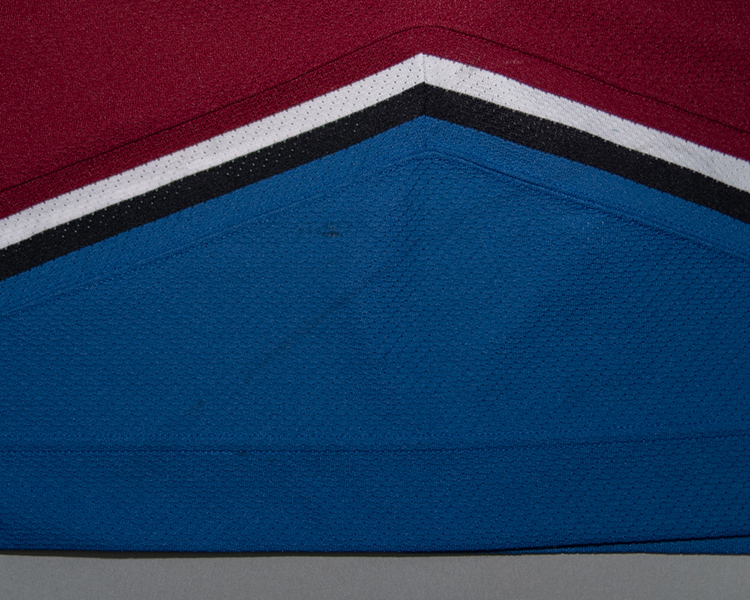 Riku Hahl Colorado Avalanche game worn jersey tagging Riku Hahl Colorado Avalanche game worn jersey tagging