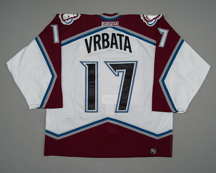 Colorado Avalanche game worn Radim Vrbata jersey Colorado Avalanche game worn Radim Vrbata jersey