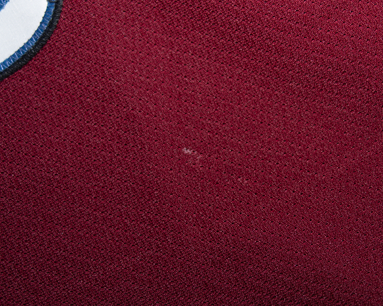 Tyler Arnason Colorado Avalanche game worn jersey tagging Tyler Arnason Colorado Avalanche game worn jersey tagging