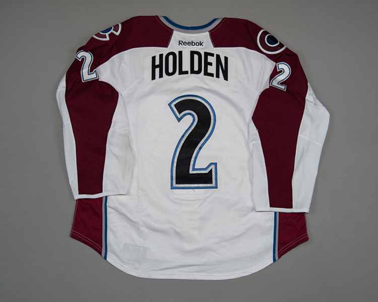 Colorado Avalanche game worn Nick Holden jersey
