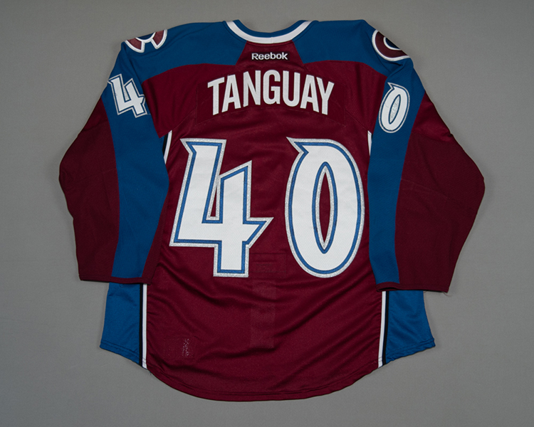 Colorado Avalanche game worn Alex Tanguay jersey