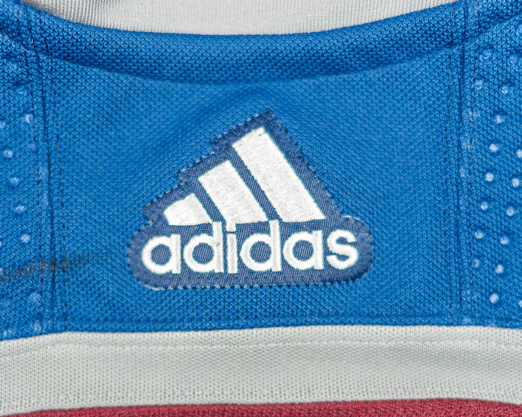 Colorado Avalanche 2019-2020 game worn tagging Colorado Avalanche 2019-2020 game worn tagging