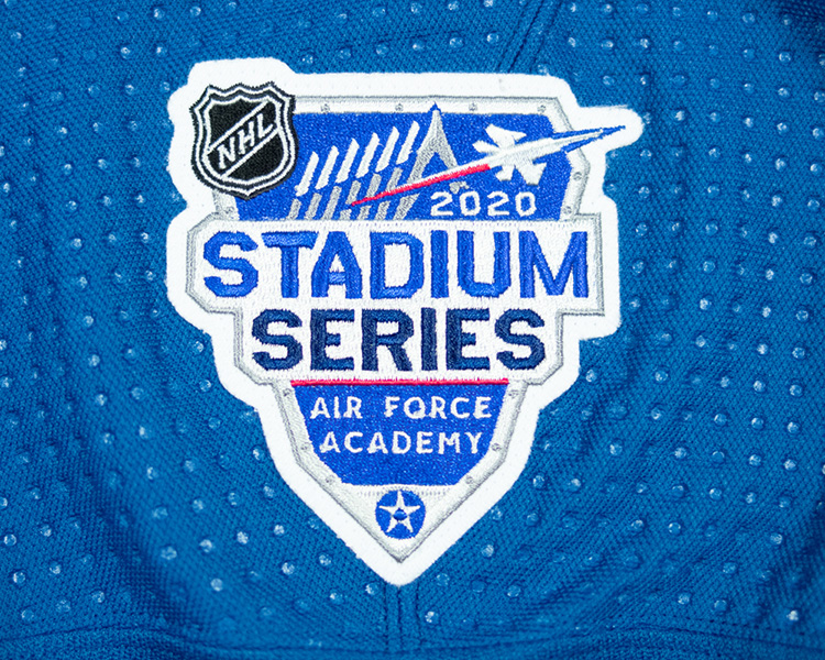 Colorado Avalanche 2019-2020 game worn tagging Colorado Avalanche 2019-2020 game worn tagging