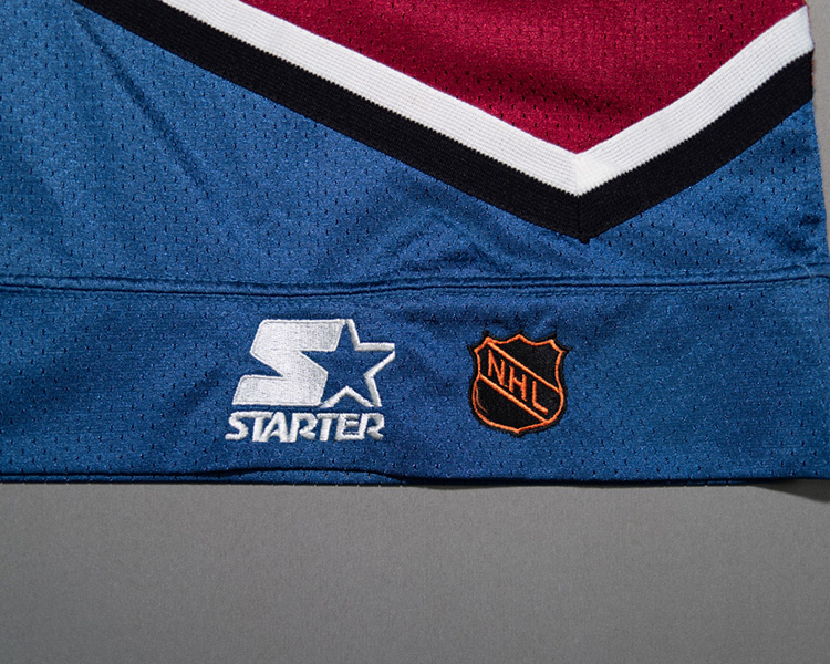 Colorado Avalanche 1996-1997 game worn tagging Colorado Avalanche 1996-1997 game worn tagging