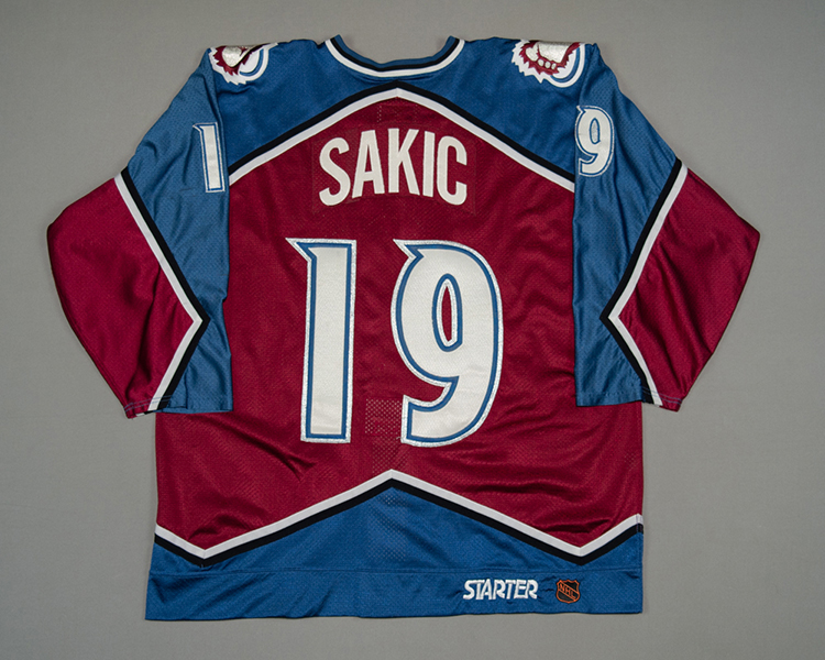 Colorado Avalanche game worn Joe Sakic jersey