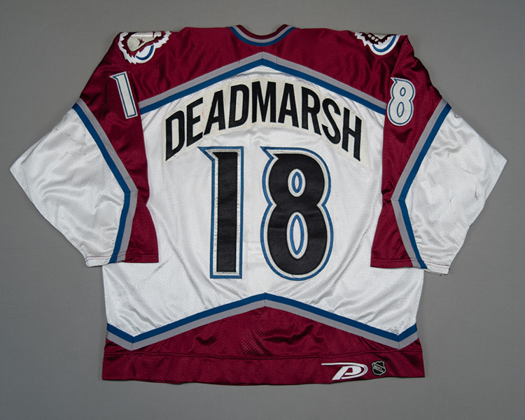 Colorado Avalanche game worn Adam Deadmarsh jersey